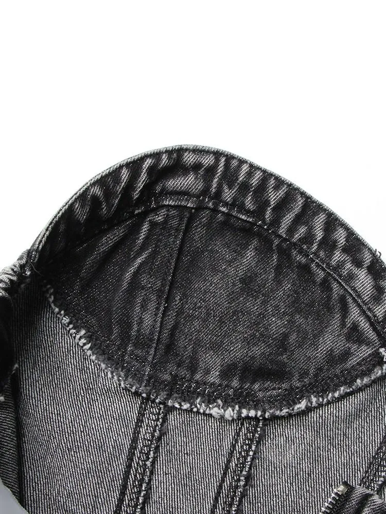 Strapless Denim Top - Final Sale