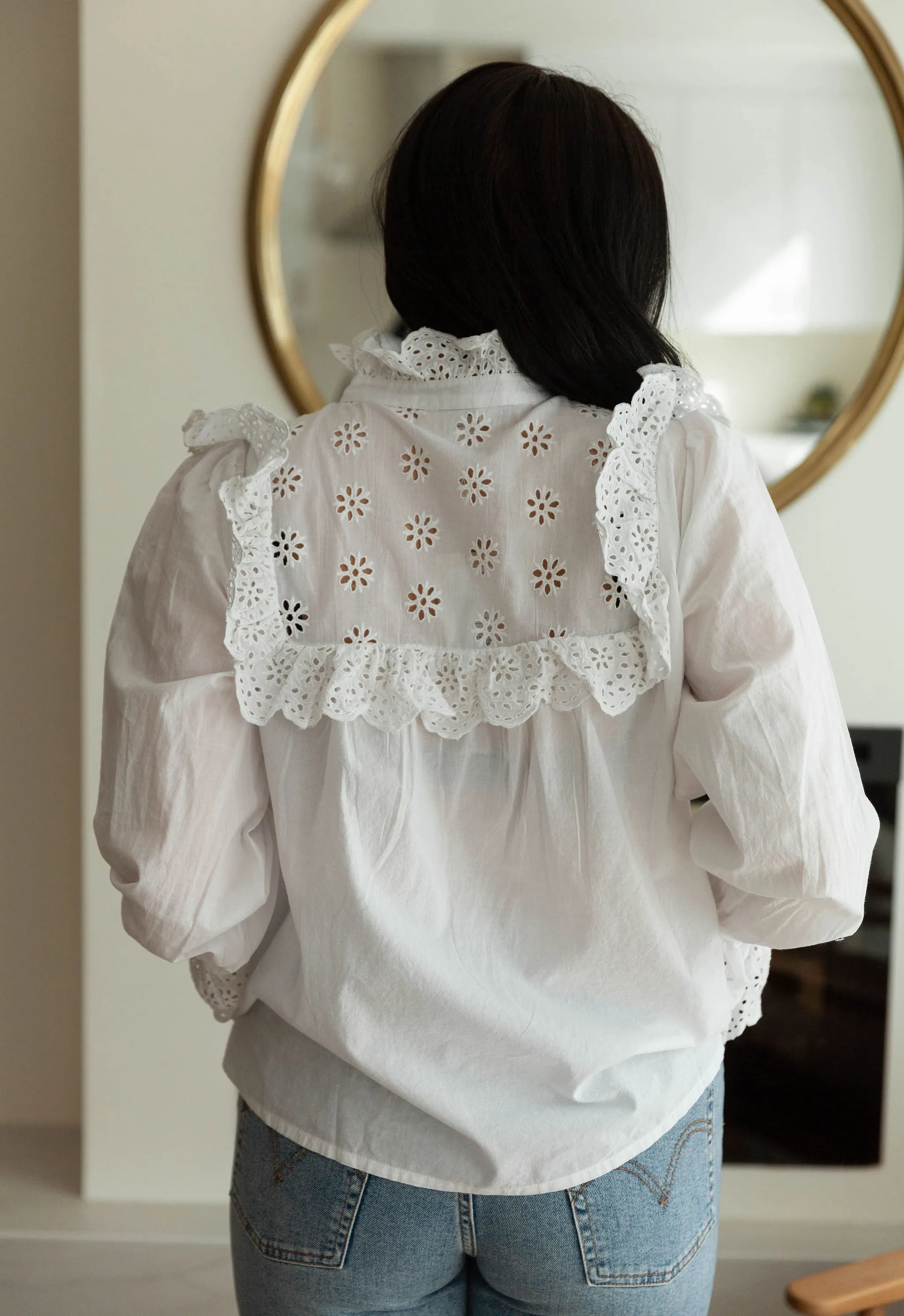 The Nilea Blouse by Part Two - White - PLUS