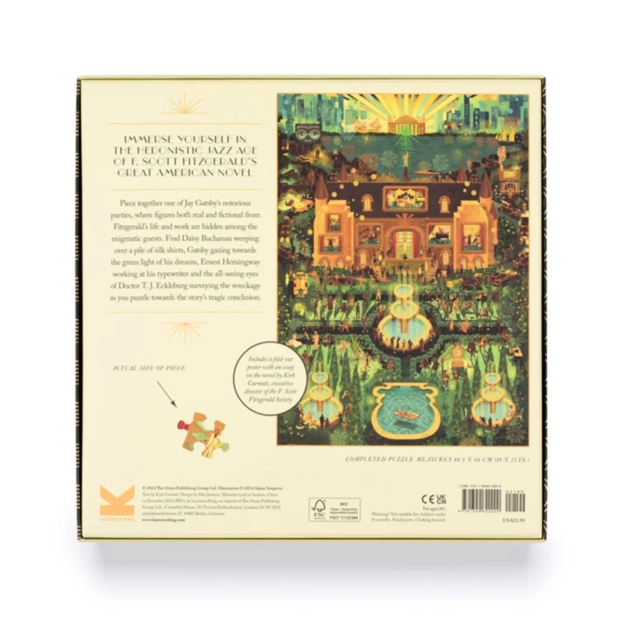 The World Of The Great Gatsby 1000 Piece Jigsaw Puzzle
