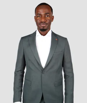 TWN Slim Fit Green Suit