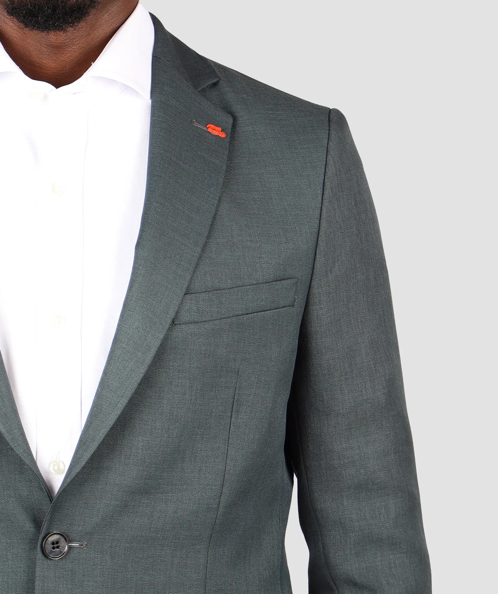 TWN Slim Fit Green Suit