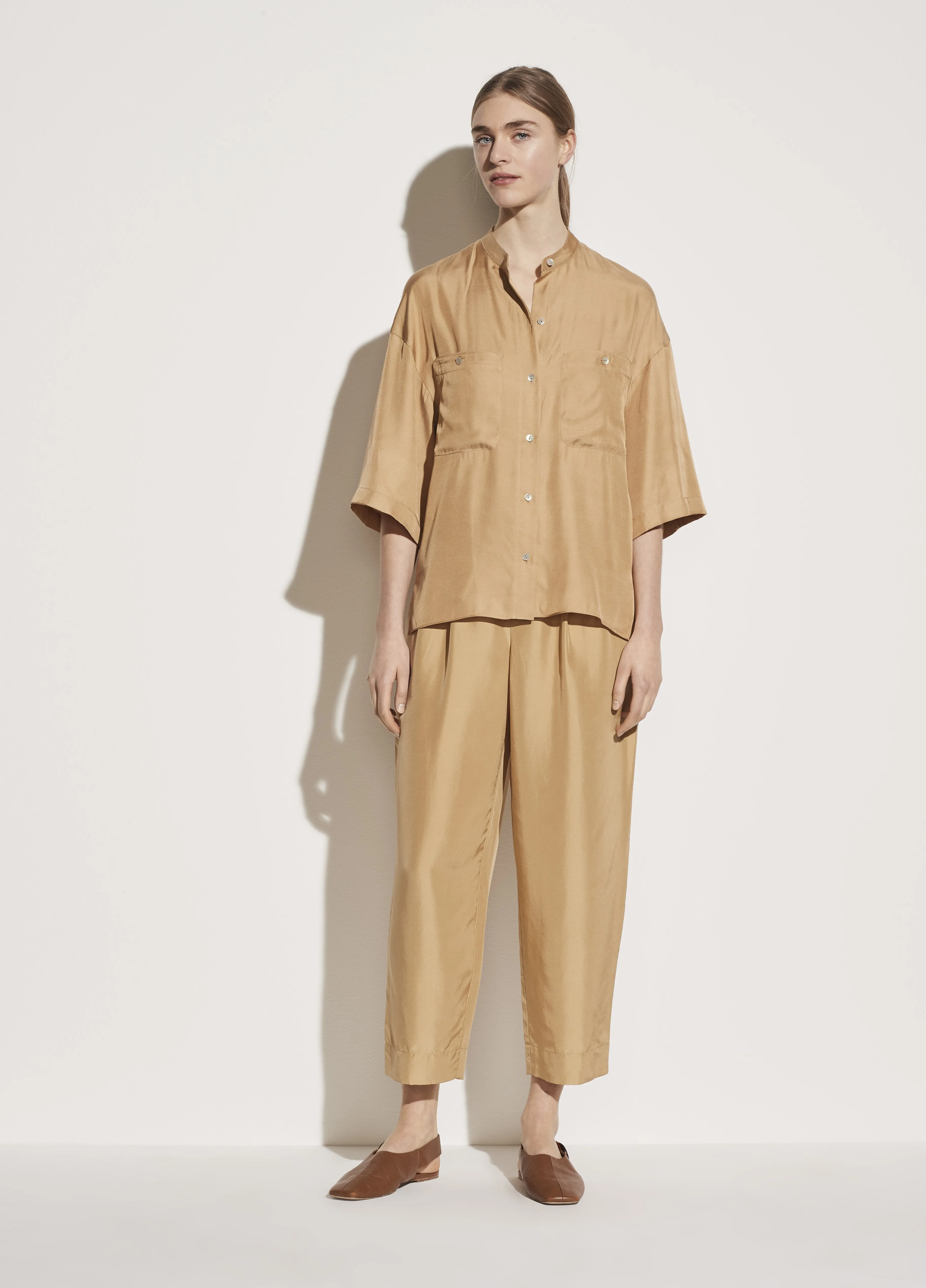 Utility Shirt in Sun Khaki