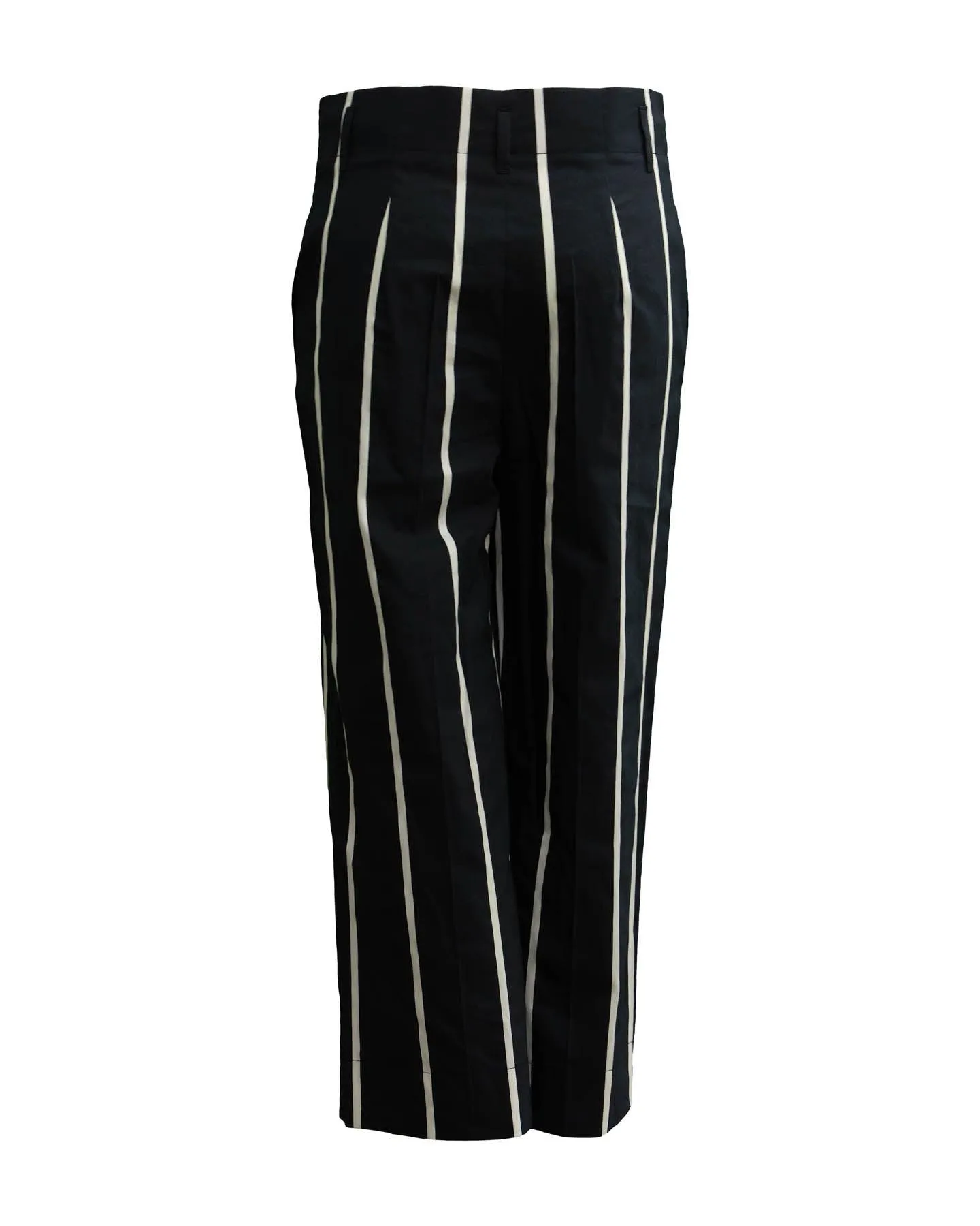 Vertical Stripe Cropped Pant
