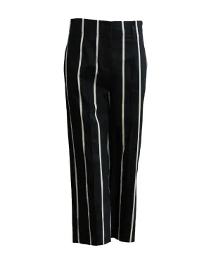 Vertical Stripe Cropped Pant