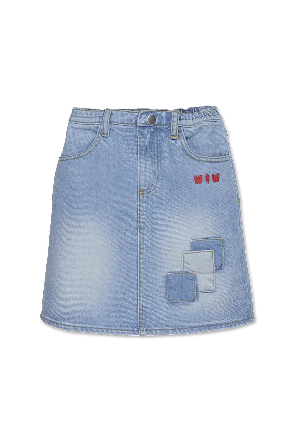Wander and Wonder Denim Skirt