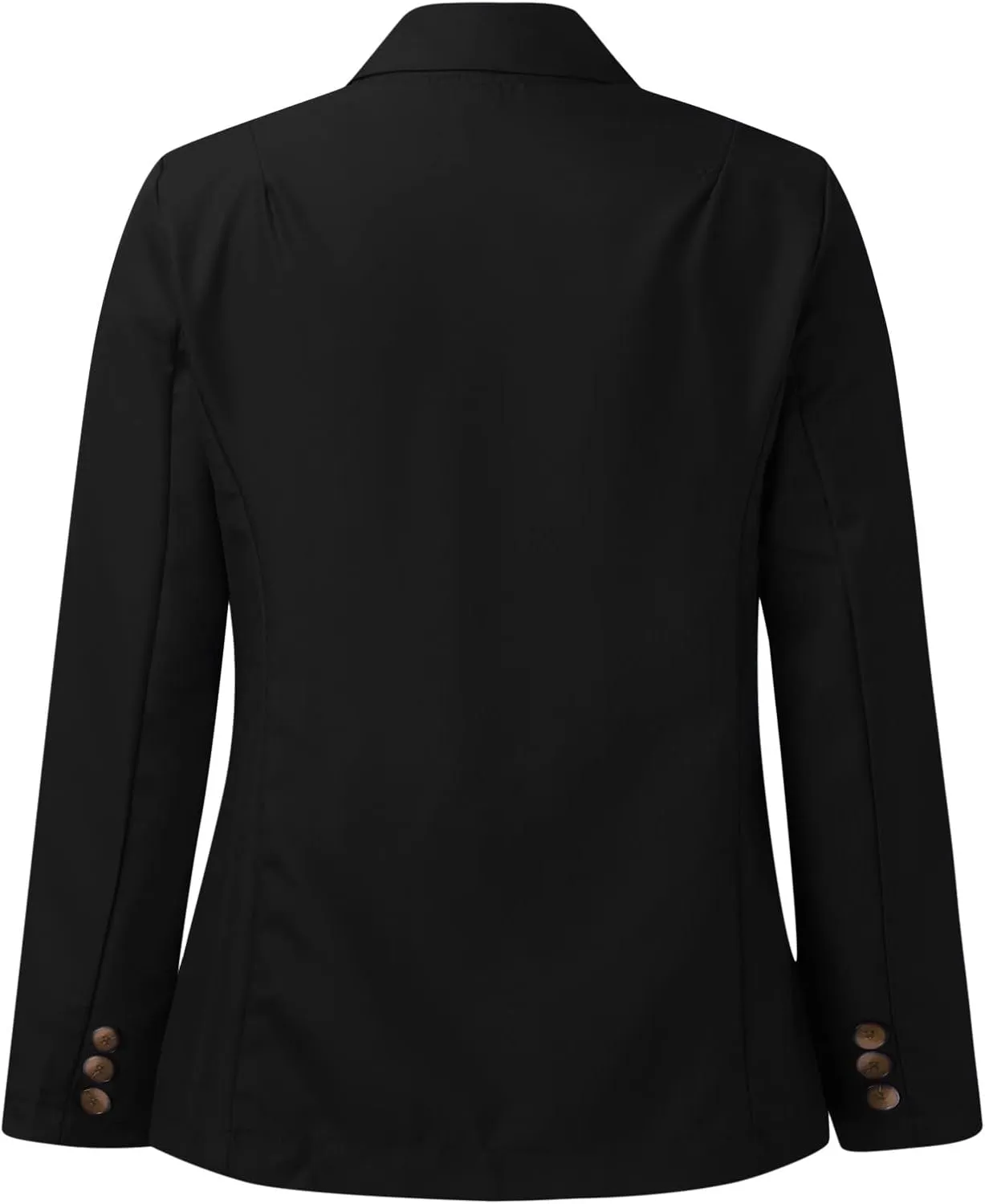 Women Office Work Suit Jacket Solid Single Button Lapel Long Sleeve Slim Suit Temperament Blazers Coat for Ladies