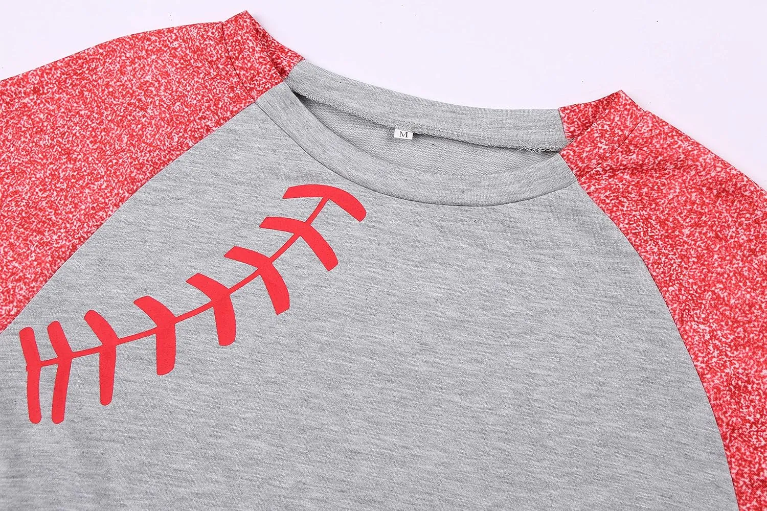 Womens Long Sleeve Shirt Baseball Shirt Mom Shirt American Flag Shirt Star Sweatshirt