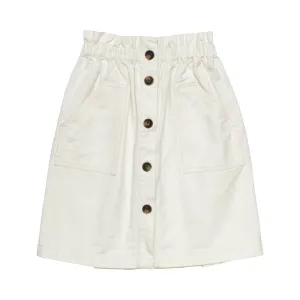 WYNKEN WHITE DENIM POCKET SKIRT