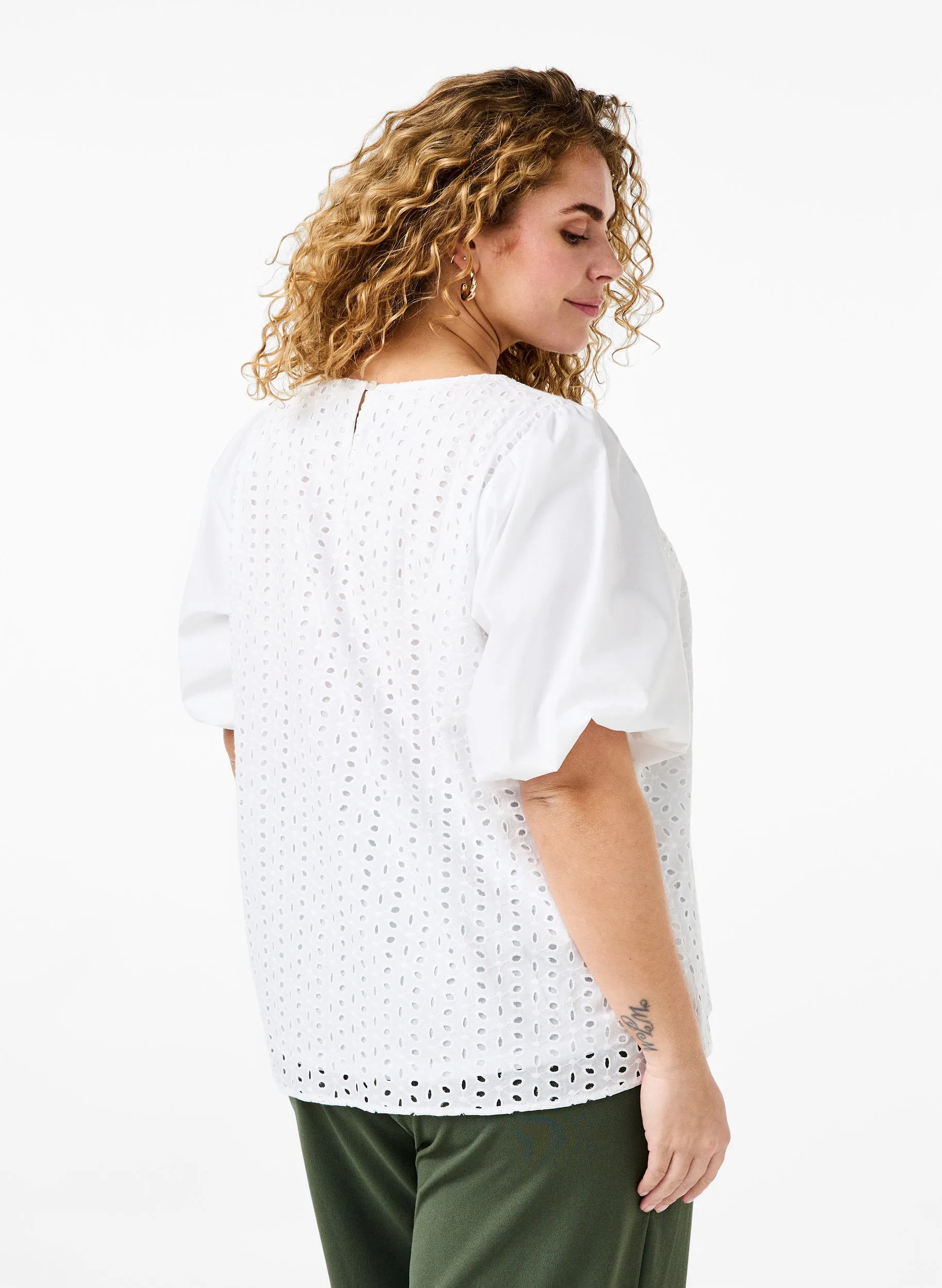 Zizzi Ninna Blouse in White